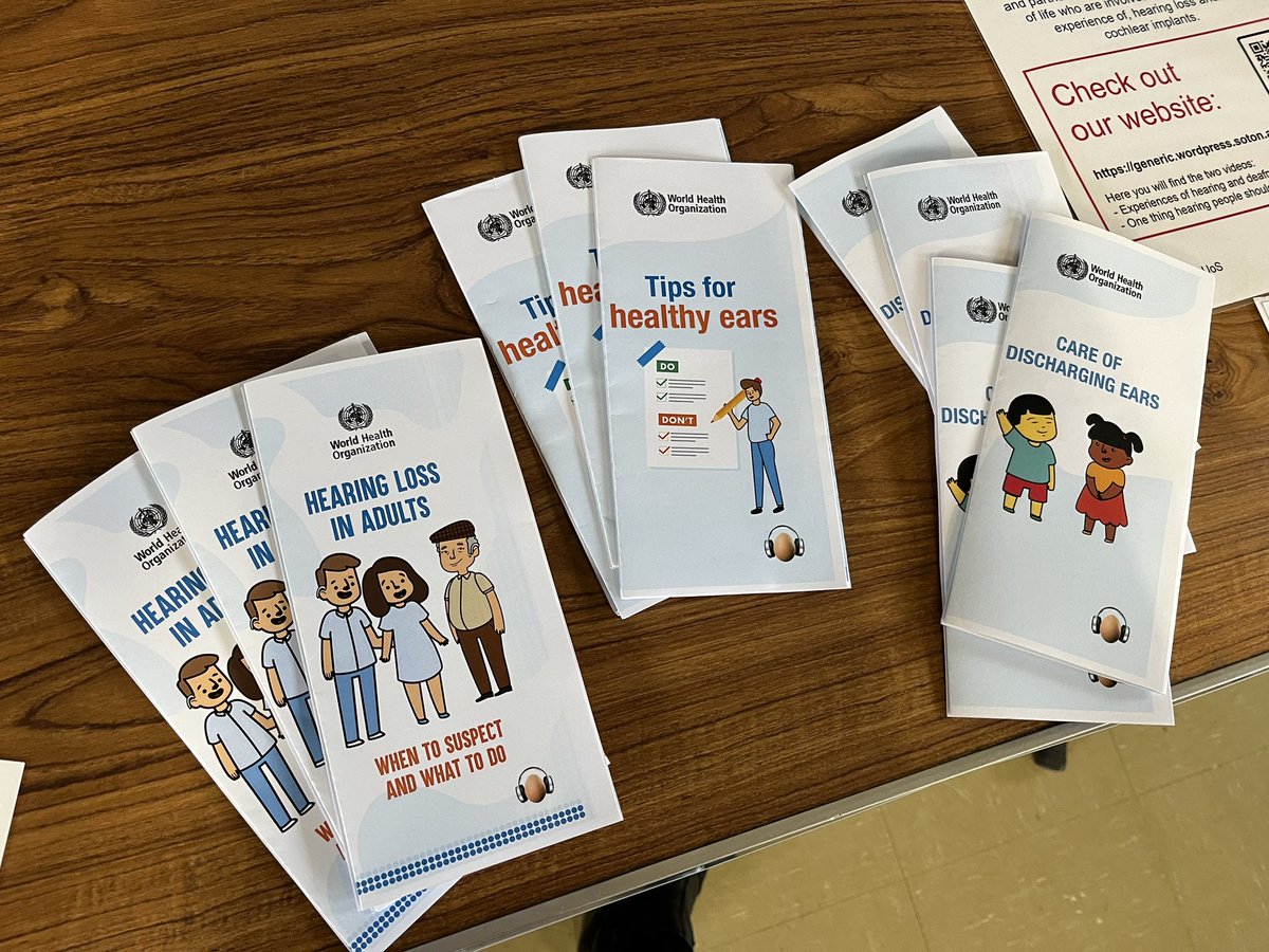 DrKateHough's tweet image. All ready for our World Hearing Day craft session at Let’s communicate, a local hard of hearing group. We are going to be designing a pin badge around the theme ‘Changing mindsets’ 👂🏼❗️🌍 #WorldHearingDay @WHO #hearing #CommunityEngagement