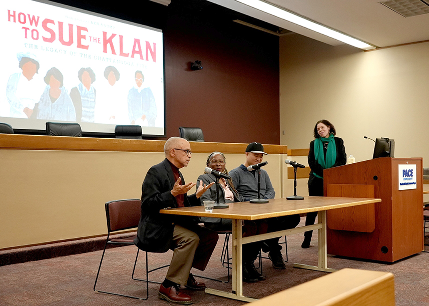 Elisabeth Haub School of Law at Pace University (@haublawatpace) on Twitter photo Haub Law hosted an advanced screening of <a href="/HowtoSuetheKlan/">How to Sue the Klan</a>, a new film inspired by a groundbreaking civil case in 1980 led by <a href="/HaubLawatPace/">Elisabeth Haub School of Law at Pace University</a> Prof. Randolph McLaughlin in pursuit of #justice for five black women shot by the #KuKluxKlan. LEARN MORE: brnw.ch/21wHA9I Haub Law hosted an advanced screening of <a href="/HowtoSuetheKlan/">How to Sue the Klan</a>, a new film inspired by a groundbreaking civil case in 1980 led by <a href="/HaubLawatPace/">Elisabeth Haub School of Law at Pace University</a> Prof. Randolph McLaughlin in pursuit of #justice for five black women shot by the #KuKluxKlan. LEARN MORE: brnw.ch/21wHA9I