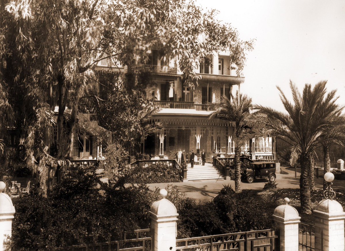 On 5th March 1924 H Rider Haggard wrote in his diary: “Mena House Hotel - Lilias being well enough again, we left Luxor and arrived here Monday Morning” #RiderHaggard1924  1/3