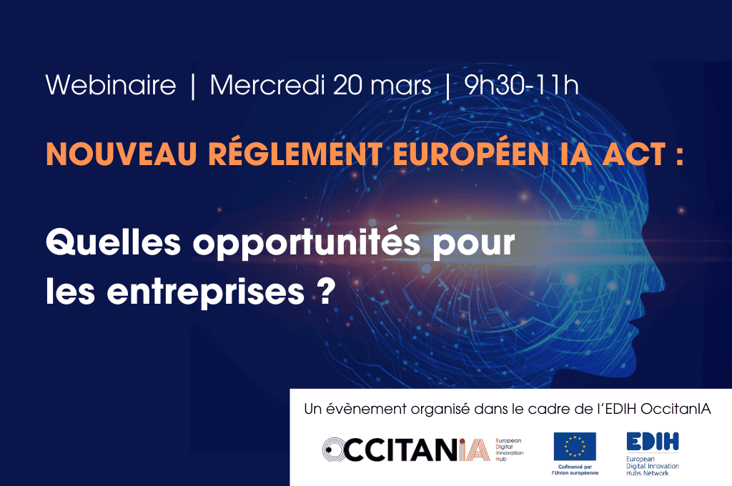 🤖💡 Découvrez comment le nouveau règlement #européen sur l'#IA peut transformer votre #business ! 
#Experts juridiques et #innovateurs vous guident : #opportunités, #risques et #innovation au programme.
🗓️ Rejoignez le #webinaire le 20 mars ! 

Infos 👉 ow.ly/FMg050QI9gL