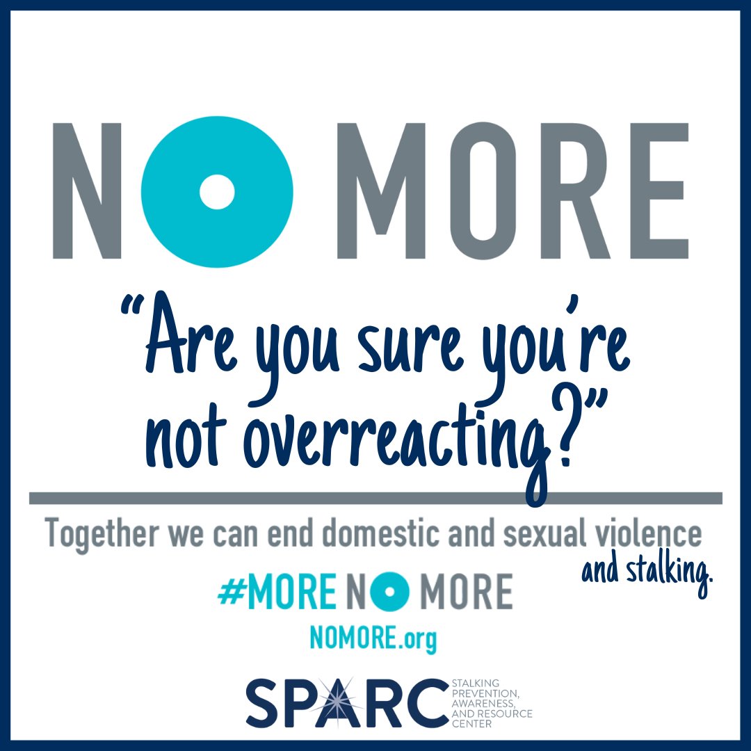 Victim fear is valid, real, and should not be dismissed or minimized. #NoMoreWeek2024 #StandWithSurvivors #NoMore