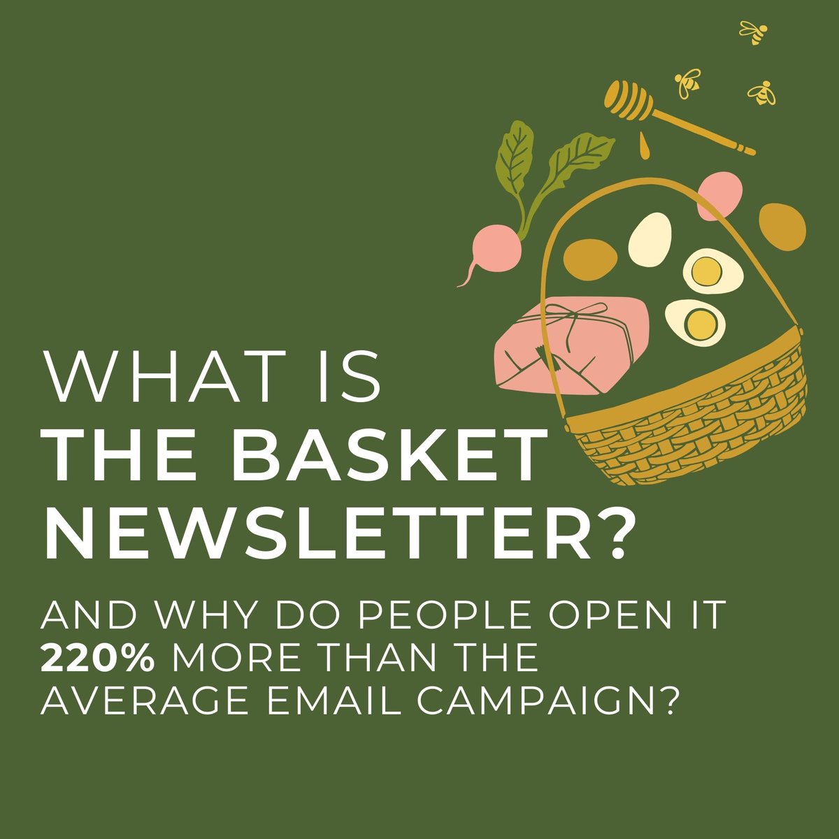 Not to brag but why is our newsletter opened 220% more than the average email campaign? 👀 We make seasonal cooking easy, exciting and inspirational!

Join 10,000 buy-local champions!

Sign up today here: mailchi.mp/8cf78bbf7324/f…