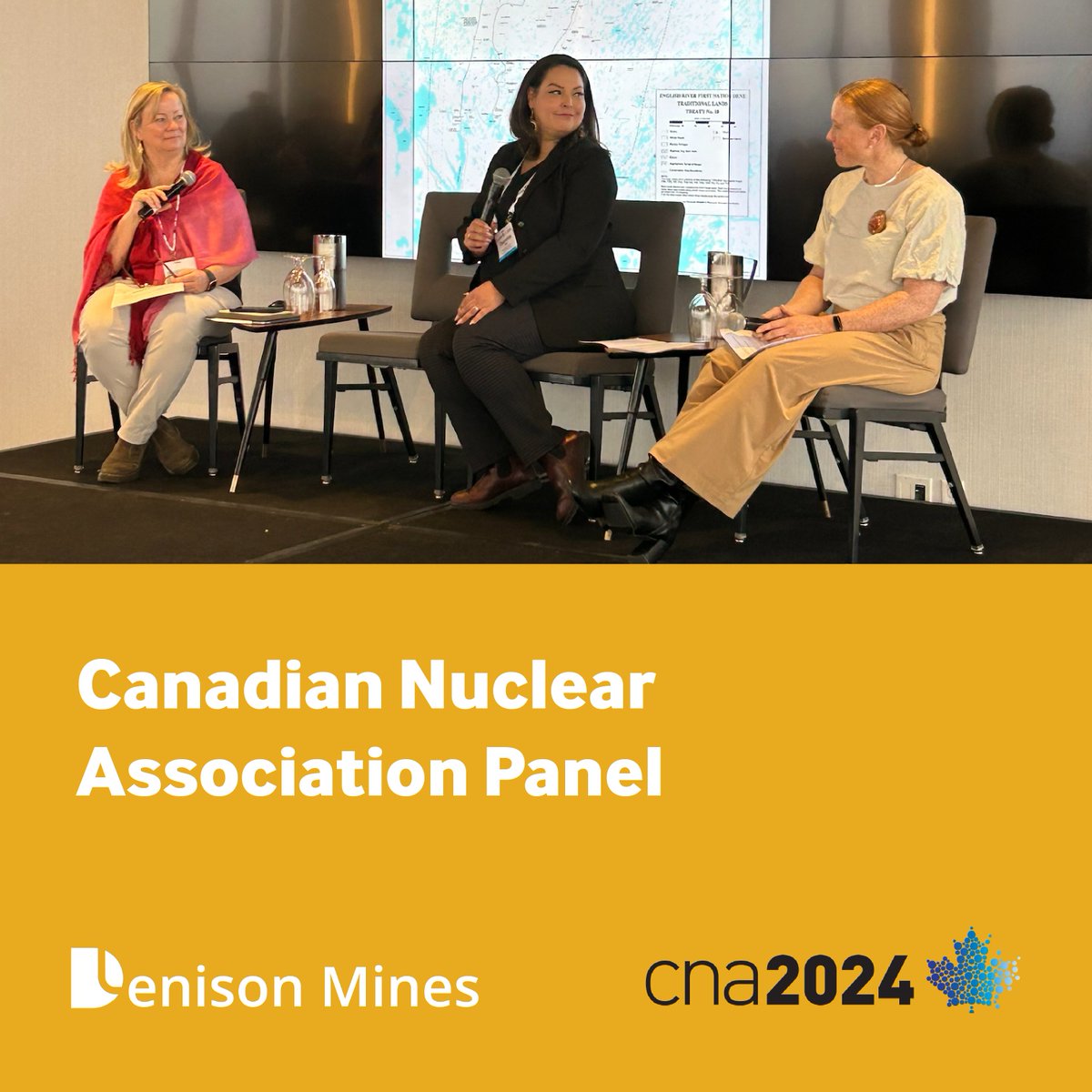 Last week Denison attended #CNA2024 where Carolanne Inglis-McQuay, Denison's Director of CSR, joined Cheyenna Hunt, English River First Nation’s Director Lands & Resources, as part of a series of thoughtful discussions on successful Indigenous-Industry partnerships in the nuclear…