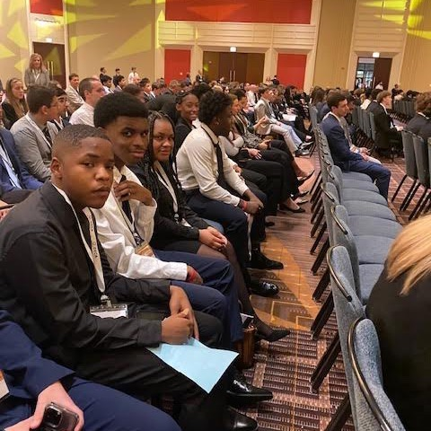 HCHawkEye's tweet photo. Hillcrest DECA qualified for Nationals by achieving the Thrive Level of the Chapter Campaigns. DECA also had four students receive medals for being in the top 10 of their competitive events.#hillcresthawkpride https://t.co/2udLg5OS6j