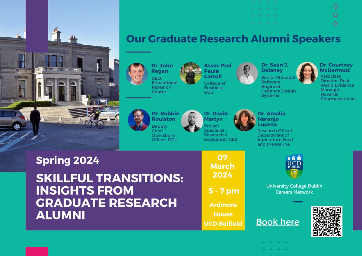 Join us this Thursday for the graduate researcher alumni panel event with alumni working across sectors. The discussion will focus on identifying skills developed during their research degree and explore how these skills were transferred to shape their career paths.