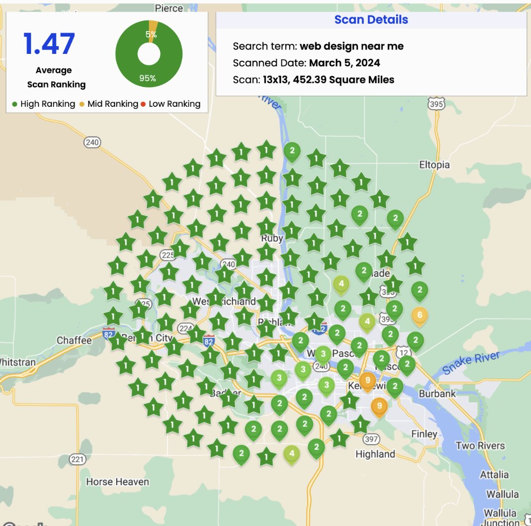 My relatively new business is KILLING IT 
in the map pack 😲

In the last 3 days it went from 2.2 to 1.5! 🤯

Three people called me yesterday too 
because of this 😉 ☎️

Like, retweet &amp; comment "SEO" and I'll DM you some free help.

(must be following) 👀