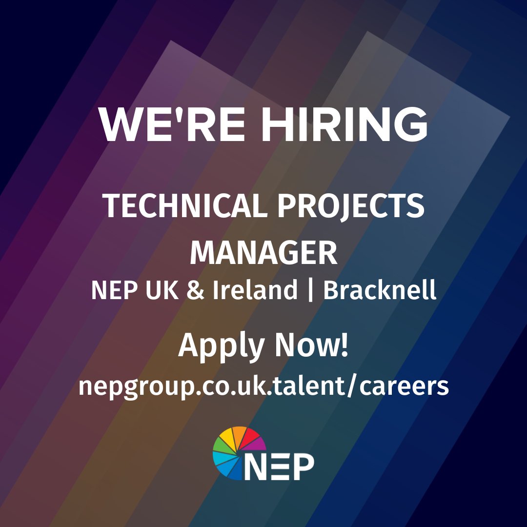 Happy #TalentTuesday! We have an exciting opportunity to join our crew as Technical Projects Manager, working on various projects from small single OBs to large host-based operations, with the potential for working internationally. Apply now: ow.ly/ErtM50QLzIZ #Hiring