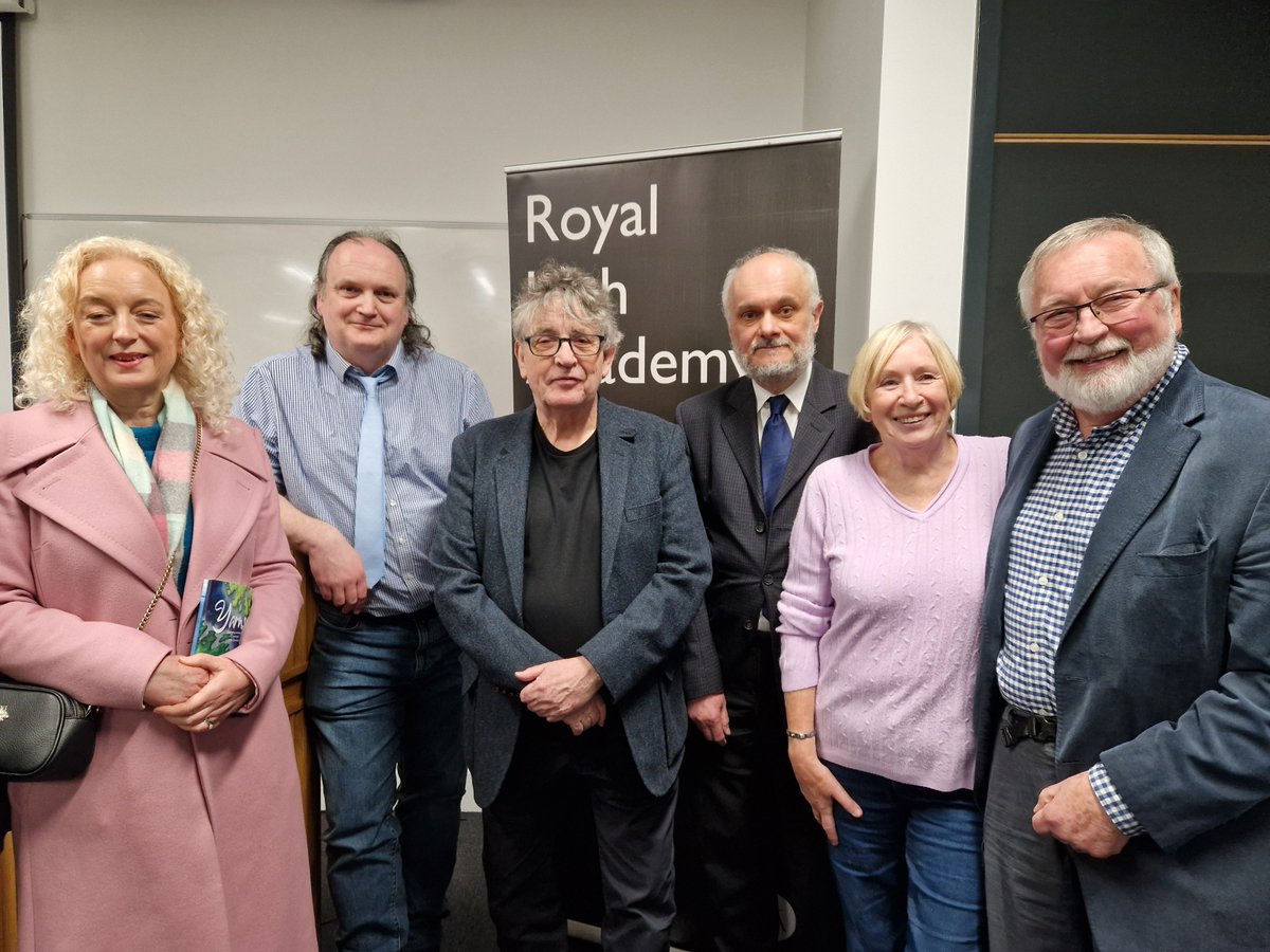 With thanks to Ireland's Professor of Poetry Paul Muldoon who joined us to open the commemoration of the fiftieth anniversary of the publication of John Hewitt’s Rhyming Weavers anthology, in association with @RIAdawson, @UlsterUni, @ForasnaGaeilge, @UlsterScotsAgen, @The_JHS.