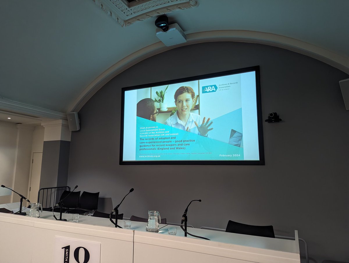 "Where did I come from ??' At the launch of the good practice guidance about records of adopted and care experienced. Clear recommendations about improving practice <a href="/ADCStweets/">🌈Updates from ADCS</a> archives.org.uk/news/new-guida…