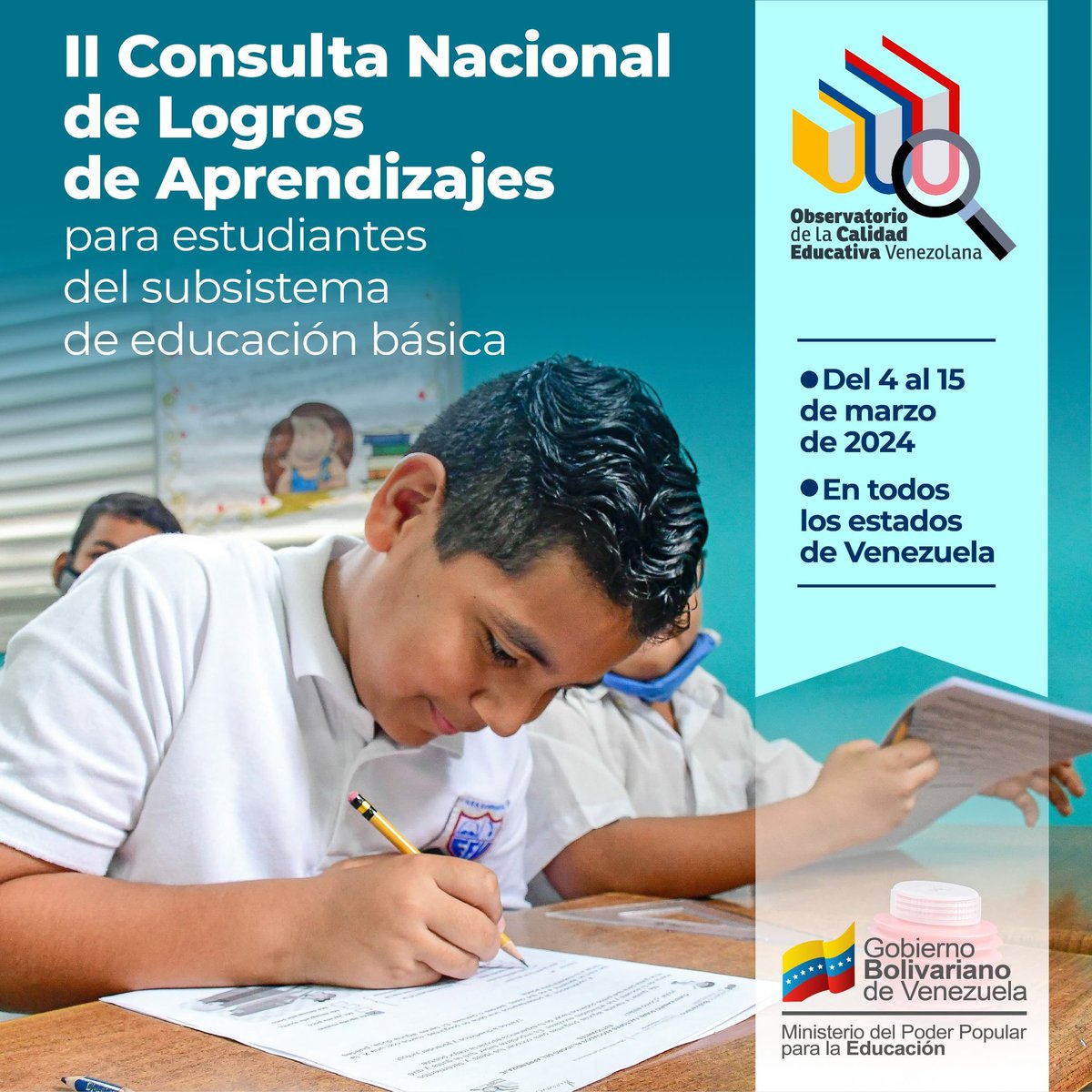 #AmorIrreductibleYEterno
¡Por la educación de la Nueva Época!

Para cumplir con el Objetivo de Desarrollo Sostenible 4 (ODS4), impulsamos la transformación educativa construyendo estrategias de evaluación inclusivas para la formación de los/as estudiantes.

<a href="/NicolasMaduro/">Nicolás Maduro</a>