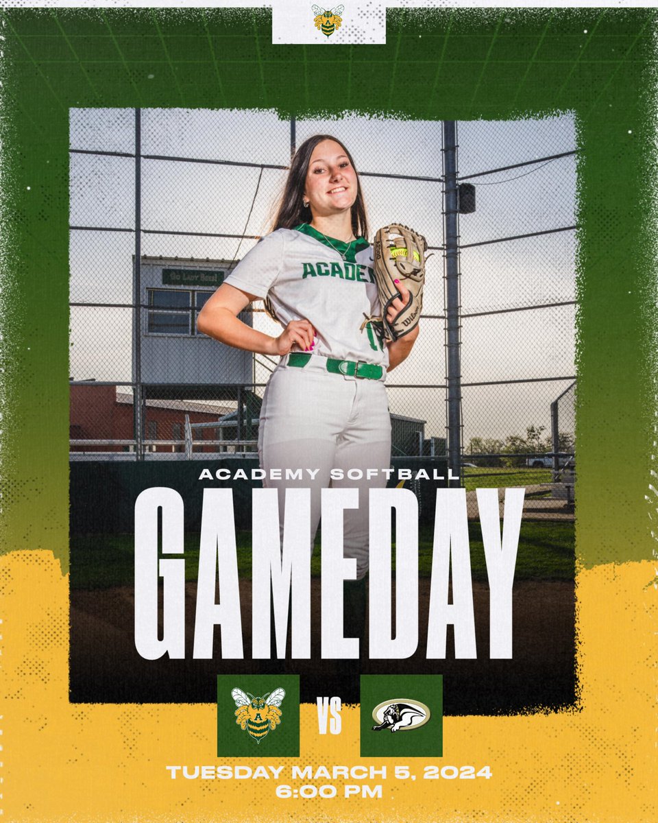 District begins today at HOME for Academy softball! Come out with your cowbells and support the Lady Bees!

🗓️ March 5, 2024
🆚 McGregor Bulldogs
📍 Academy High School
⌚️ 6:00 PM
