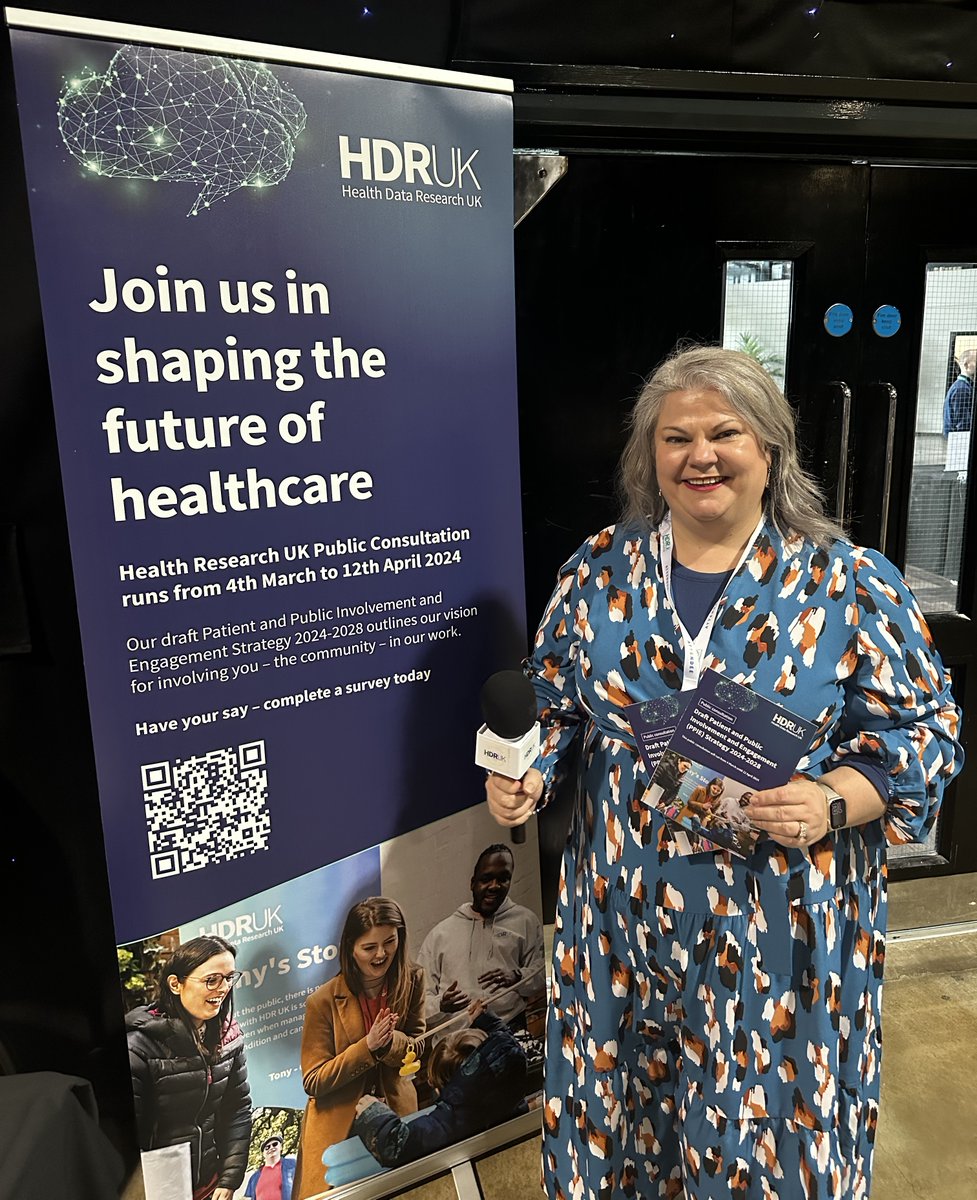 OlovusUK's tweet photo. We launched a UK consultation today for @HDR_UK on their draft patient and public involvement strategy. We're chatting at the HDR UK conference about what's important when involving the public, patients, and professionals in their work.  https://t.co/LpmRliUAb0 #HDRUKConf24 https://t.co/S3PFKpztu6