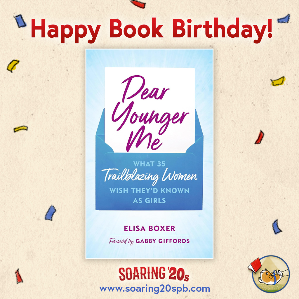 Soaring20sPB (@soaring20spb) on Twitter photo Please help celebrate author Elisa Boxer and her new book DEAR YOUNGER ME: What 35 Trailblazing Women Wish They’d Known as Girls. This book presents advice from inspiring, resilient role models including Gabby Giffords, Temple Grandin, S.E. Hinton & more. Congratulations! <a href="/eboxer/">Elisa Boxer</a> Please help celebrate author Elisa Boxer and her new book DEAR YOUNGER ME: What 35 Trailblazing Women Wish They’d Known as Girls. This book presents advice from inspiring, resilient role models including Gabby Giffords, Temple Grandin, S.E. Hinton & more. Congratulations! <a href="/eboxer/">Elisa Boxer</a>