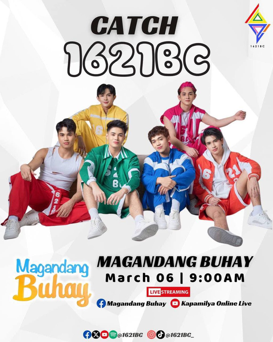 #1621BC Mga moshies, popshies, kapamilya at mga kapatid, abangan ang aming pagbisita at pakikipagkwentuhan sa “Magandang Buhay” family bukas ng 9AM live on Kapamilya Channel, A2Z and TV5 #1621BC #1621bc_MagandangBuhay #1621bc_ikawatikaw