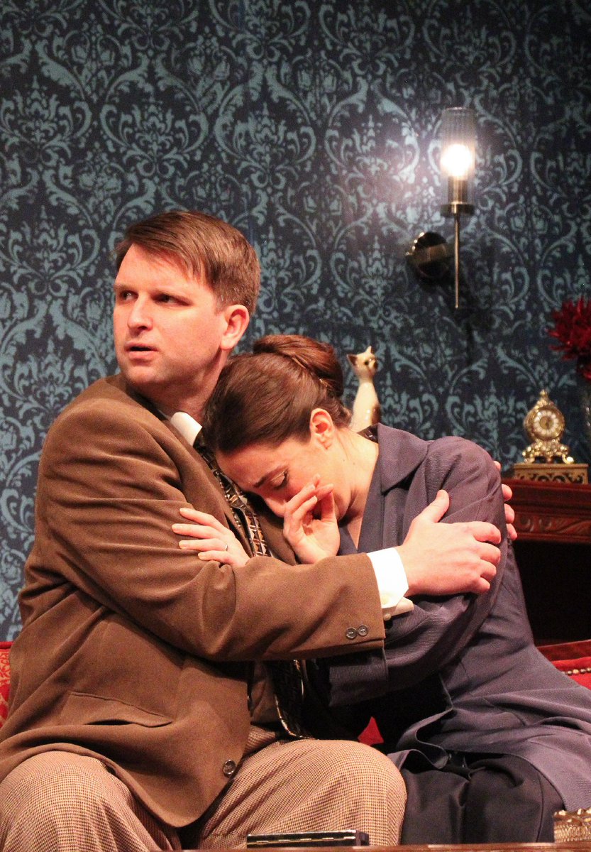 In the good old days of rotary phones - you could Dial M For Murder... Now you can again at <a href="/thelittleleics/">The Little Theatre</a> until Saturday. It's a good old-fashioned crime thriller, says <a href="/ScribblerPaul/">Paul's reviews</a>  westernparkgazette.co.uk/reviews.php #leicester #westernpark #newparks #westcotes #braunstone
