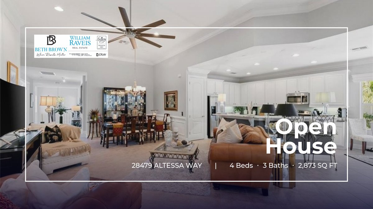 Interested in this property? Attend the upcoming open house March 9th at 1:00 PM and decide if it's the home for you! Beth Brown William Raveis Realty Cell: 239-250-2408 Fax: 866-814-2967 BethBrownNaples@gmail.com homeforsale.at/28479_ALTESSA_…