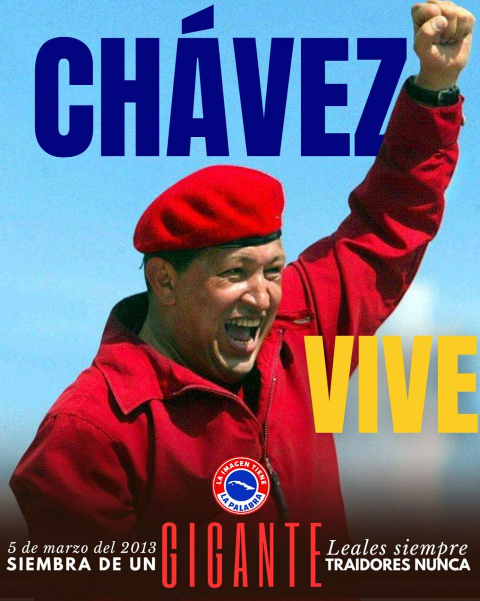 5 de marzo, día de recordación y homenaje al mejor amigo de #Cuba, al inolvidable Hugo Chávez a nueve años de su partida física hacia la inmortalidad #Chávez será siempre inspiración para los revolucionarios del mundo. #ChávezVive #SomosCubaViva.