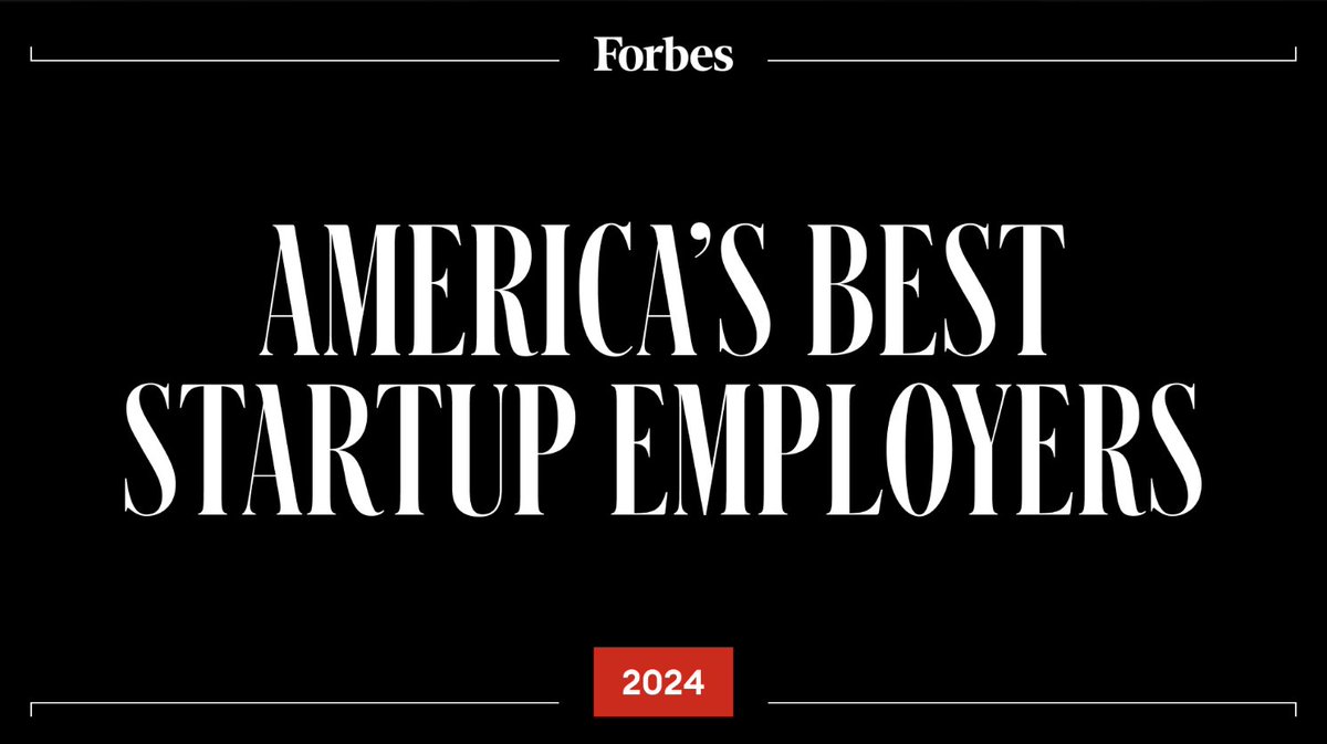 @Forbes has named us as one of America’s Best Startup Employers for 2024, along with lots of Brex customers! Congratulations @scale_AI, @ClickUp, @DevRev, @DivvyHomes, @Dremio , @FireblocksHQ, @Gladly, @Gong_io, @grafana, @humaninteresthq, @PostscriptIO, and @SubstackInc!…