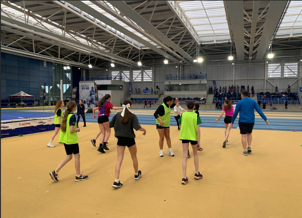 Fantastic day of #MultiSports for our 1st year girls today in @SportIreCampus in collaboration with @Fingalcoco to encourage girls to stay in sport! #Cheerleading, #Hockey, #Rugby, #UltimateFrisbee, #Zumba, Tug of War and #Karate. Thanks to Clodagh for organising!