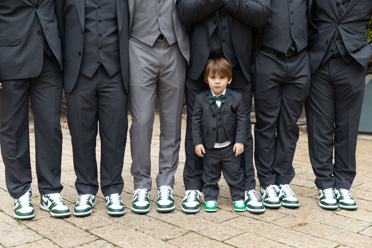 MylesEhrlich's tweet photo. (I promised y’all too many happy pics, so here are all the guys that have been there for me through it all [or, in Jack’s case, the other way around]). 
10.8.23 👰🏻‍♂️🤵‍♀️❤️ https://t.co/pCOgM4Tx2v
