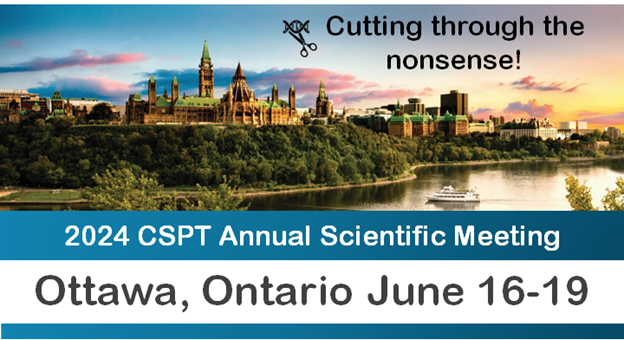 PharmacologyCanada (@pharmacologycan) on Twitter photo 📢 Reminder! CSPT Scientific Meeting 2024 is just around the corner! 
🗓️ June 16 - 19, 2024 📍Ottawa, Canada
Join us for an exciting interdisciplinary meeting! 
📝Meeting program & registration: t.ly/4iSs9
📝Submit abstract: t.ly/IwslV
#CSPT2024 📢 Reminder! CSPT Scientific Meeting 2024 is just around the corner! 
🗓️ June 16 - 19, 2024 📍Ottawa, Canada
Join us for an exciting interdisciplinary meeting! 
📝Meeting program & registration: t.ly/4iSs9
📝Submit abstract: t.ly/IwslV
#CSPT2024