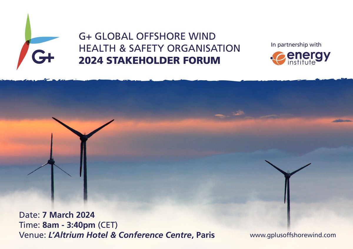 ✈ Fennex will be at the <a href="/gplusglobalofw/">G+ Offshore Wind</a> #StakeholderForum2024 starting tomorrow in #Paris. Looking forward to engaging with everyone about #offshorewindsafety and discussing how we can help improve it! 

#offshorewind #safety #renewableenergy #innovation #hse #fennex