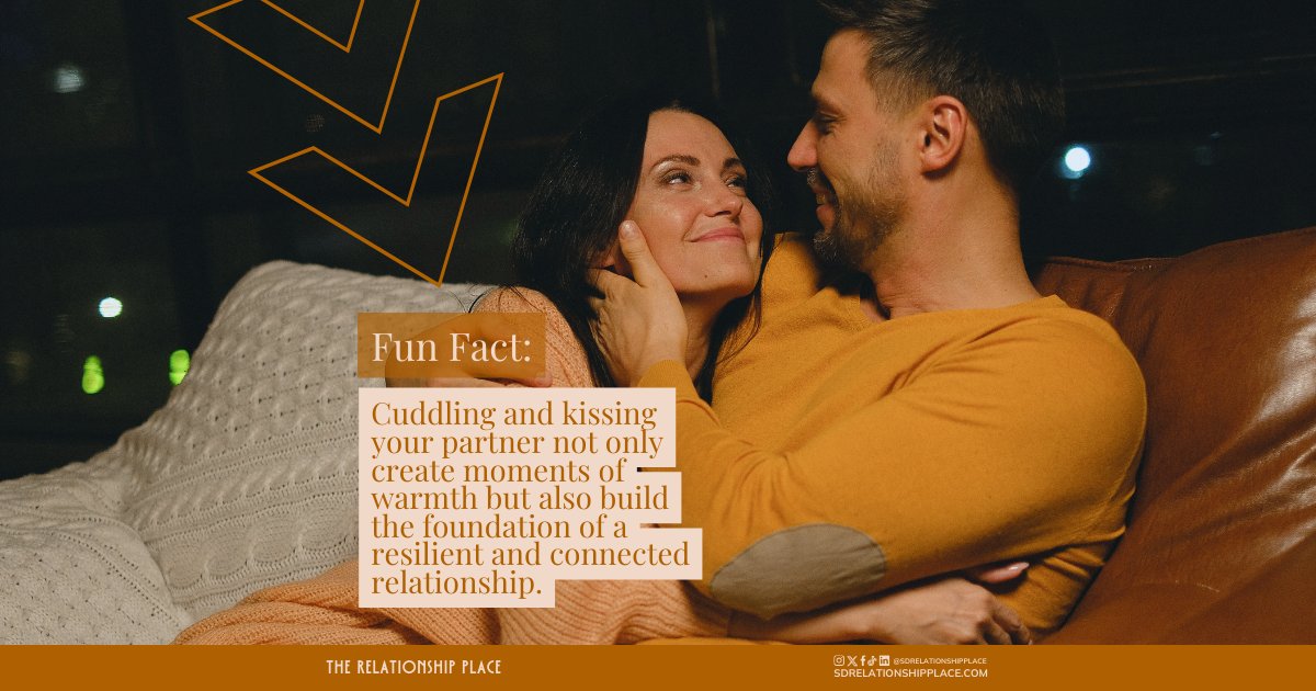 sdlovetherapy's tweet image. Cuddling and kissing your partner not only create moments of warmth but also build the foundation of a resilient and connected relationship. In the language of love, every touch speaks volumes, weaving a tapestry of intimacy that withstands the tests of time. 💑💖 #GottmanMethod