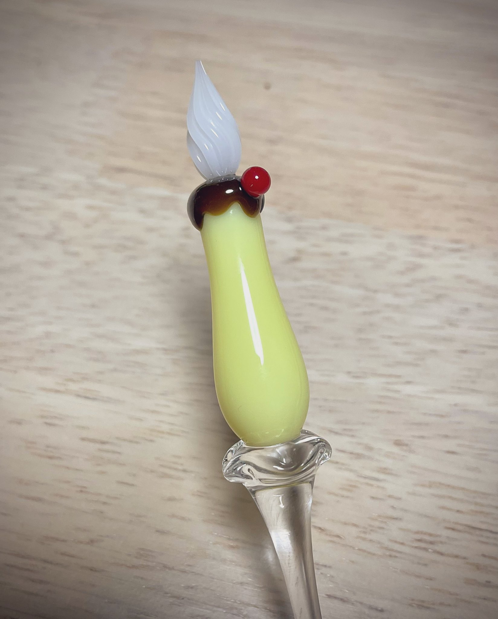 ASTRO CRAFT в X: „クリームプリンのガラスペン🍮 https://t.co