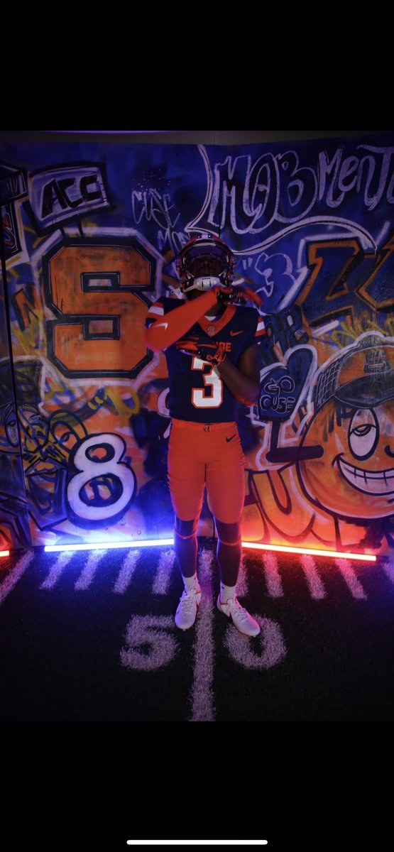 After a great talk with <a href="/FranBrownCuse/">Fran Brown</a> , I’m blessed to say I have received an offer to play from the hometown school!! <a href="/CuseFootball/">Syracuse Football</a> <a href="/CBASyrFootball/">CBA Syracuse Football</a> <a href="/RealCoachBruno1/">Brian Bruno</a> <a href="/brucewill15/">Bruce Williams</a>