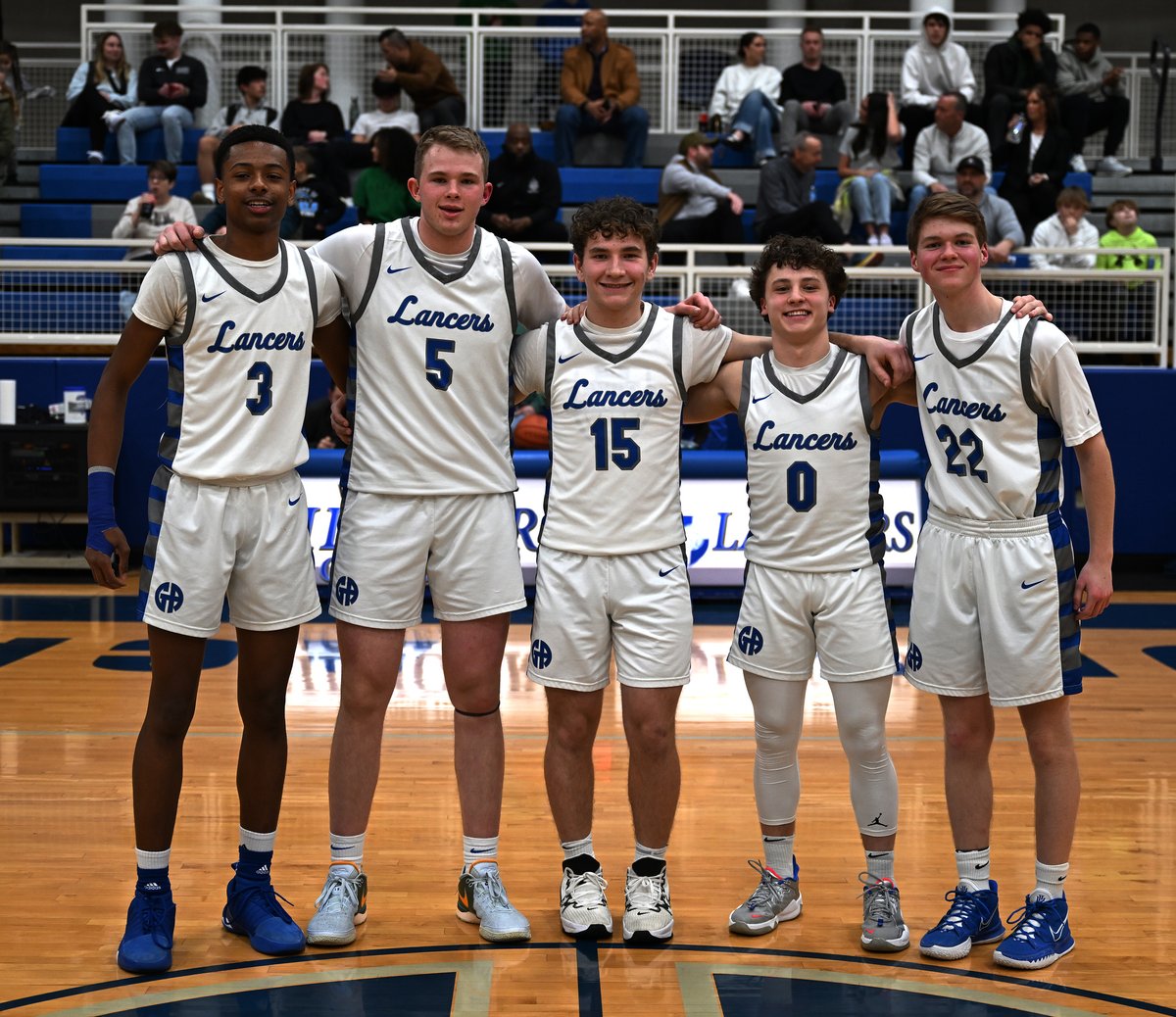 Last Friday marked the end to the 23-24 season. We cannot thank our 5 seniors enough for their contributions to #LancerBaskeball! Tim, Kevin, Nicky, Jimmy, & Trevor - THANK YOU for everything! All 5 are honor roll students with extremely bright futures. Lancers for Life!