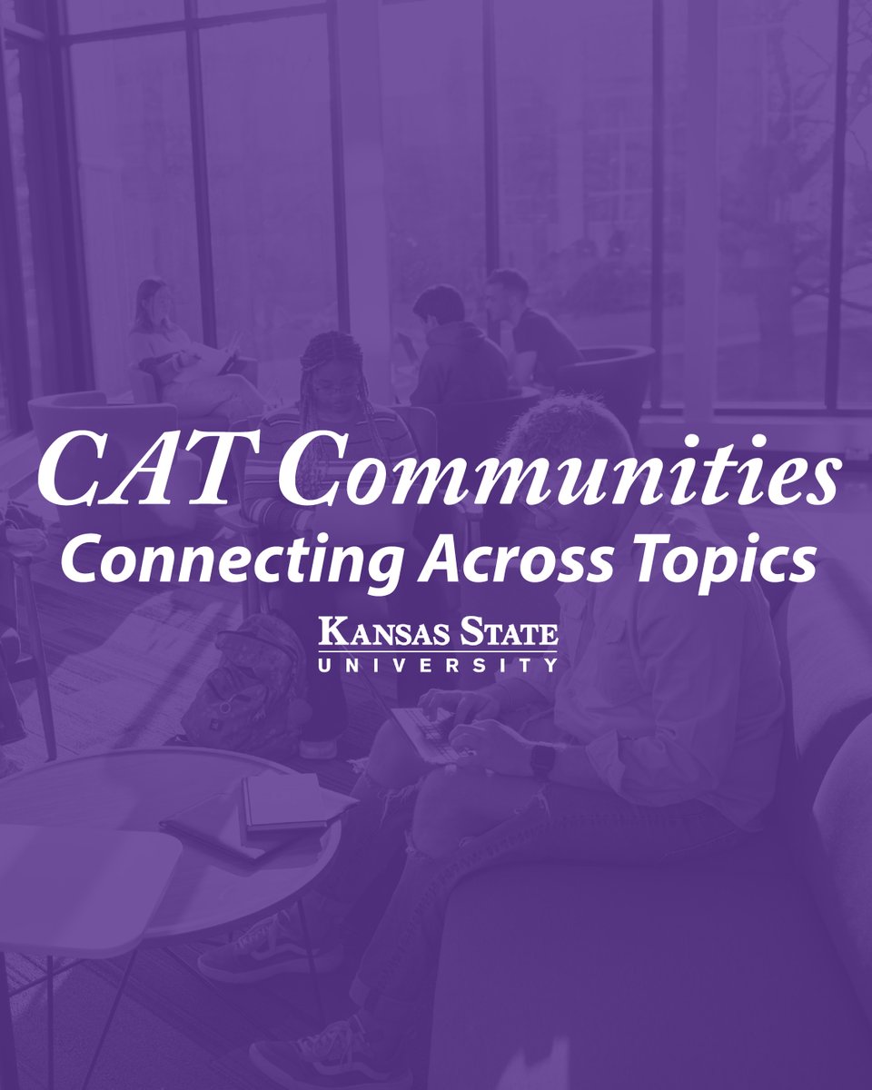 K-State Bound (@kstatebound) on Twitter photo (CAT) Communities 🤗
Find your place, passion and people at K-State in the learning community that is right for you.
🔗 k-state.edu/first/cat
#KStateBound x <a href="/kstatefirst/">K-State First</a> (CAT) Communities 🤗
Find your place, passion and people at K-State in the learning community that is right for you.
🔗 k-state.edu/first/cat
#KStateBound x <a href="/kstatefirst/">K-State First</a>