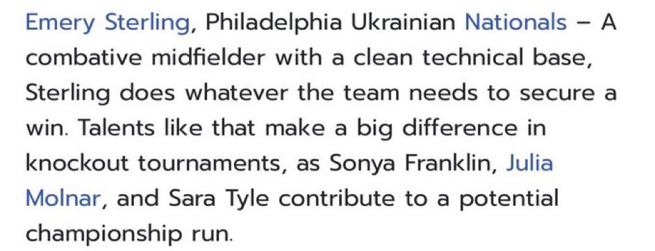 Thanks so much <a href="/TopDrawerSoccer/">TopDrawerSoccer</a> for the mention! Really excited to be heading down to Florida this week. Let’s go ukies🙌