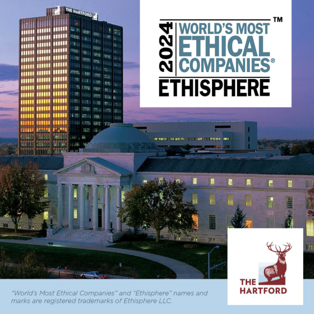 CPbartolo's tweet photo. The Hartford is proud to be recognized as one of the World's Most Ethical Companies® by Ethisphere. Our commitment to business integrity has and continues to be a priority. Check out the full list here. https://t.co/ZWN1h1xThF #IWork4TheHartford https://t.co/scpSY3j4Dd https://t.co/V3Mckvrlh5