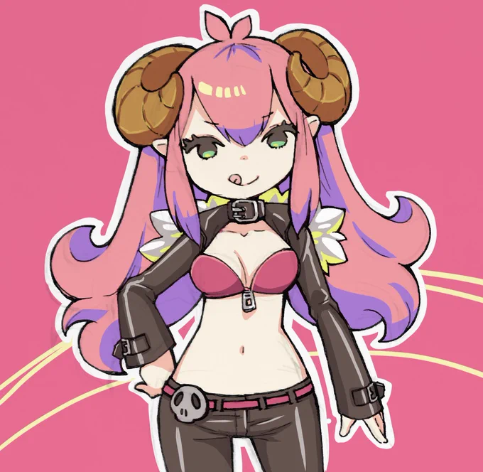 悪魔っこ!#落書き #一次創作 