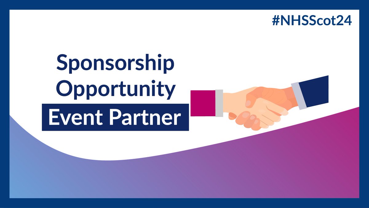 As an Event Partner, you’ll get access to key leaders and personnel from NHS Scotland. You'll receive high-profile branding and promotion at the Event and design a bespoke lunchtime session for up to 100 delegates. For more info visit: nhsscotlandevents.com/nhs-scotland-e… #NHSScot24