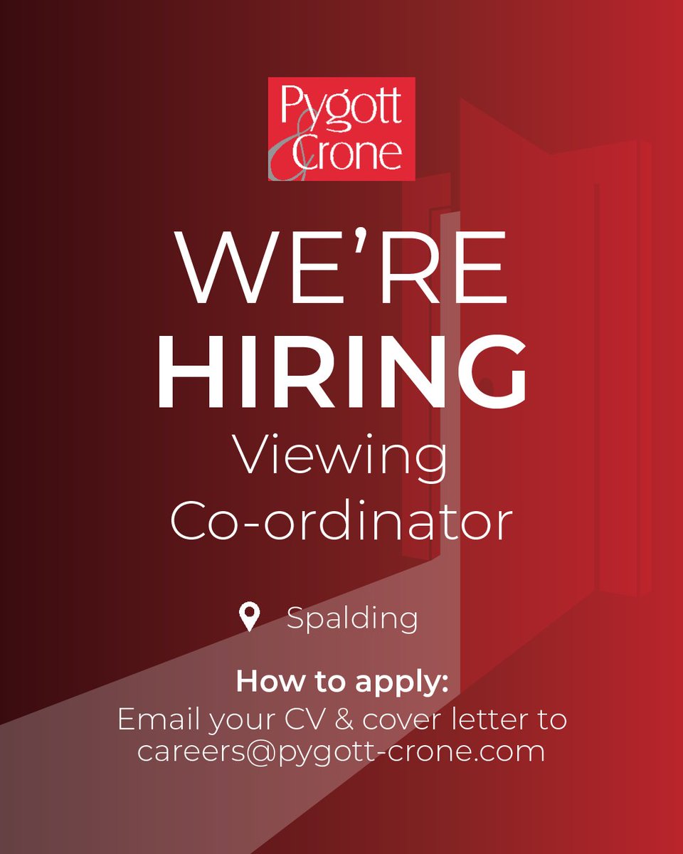 We are looking for a viewing coordinator in our Spalding and Holbeach offices, two days a week, plus Saturdays. The candidate must have good communication skills, know the local area and be interested in property.