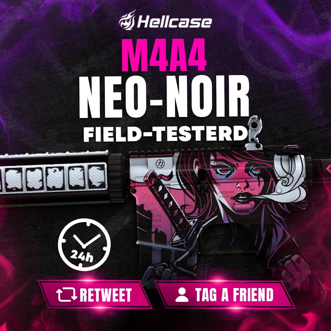 hellcasecom's tweet image. 🎁 FAST GIVEAWAY 🏁

👇 Tag Your Best Friend &amp;amp; Like
🚀 Follow us
🔥 Retweet this post
😎 The winner of the previous giveaway is @PictonFrin 

#hellcase #csgo #cs2 #csgoskin #csgoskins #csgoskinsgiveaway #csgocases #csgocase #hellcasegiveaway #csgoskinsfree #csgoskinsgiveaway