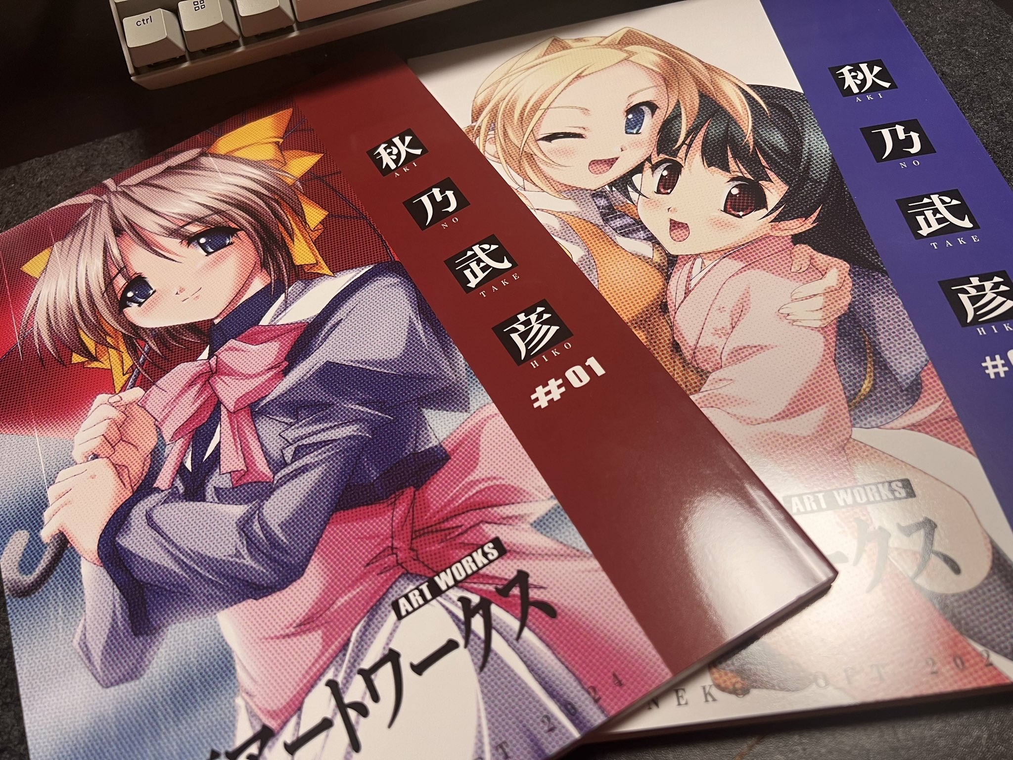 秋乃武彦 原画アートワークス ねこねこソフト・秋乃武彦原画イラスト展に行った日のこと。｜針生