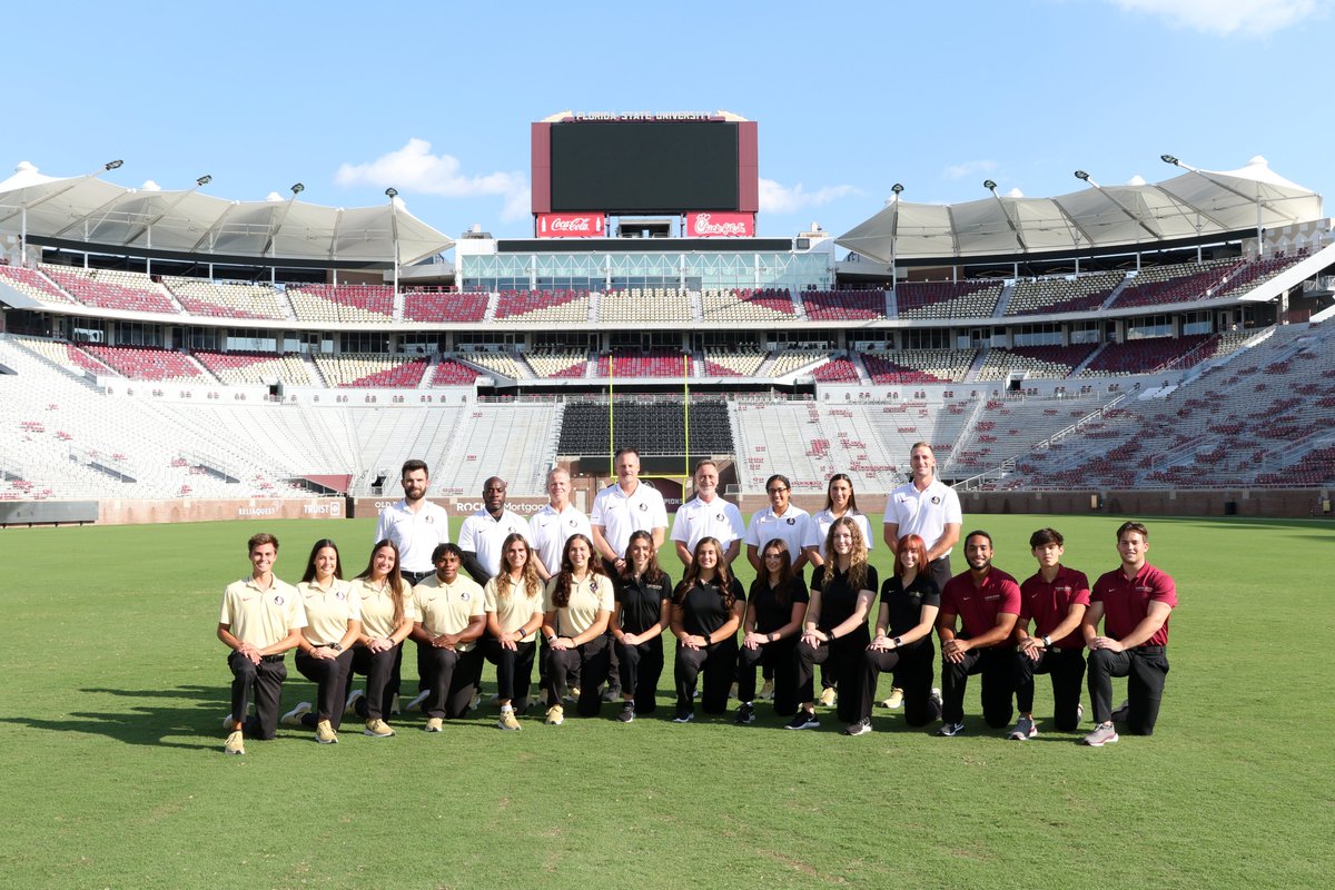 Celebrating our fantastic athletic trainers during National Athletic Training Month! #NoleFamily