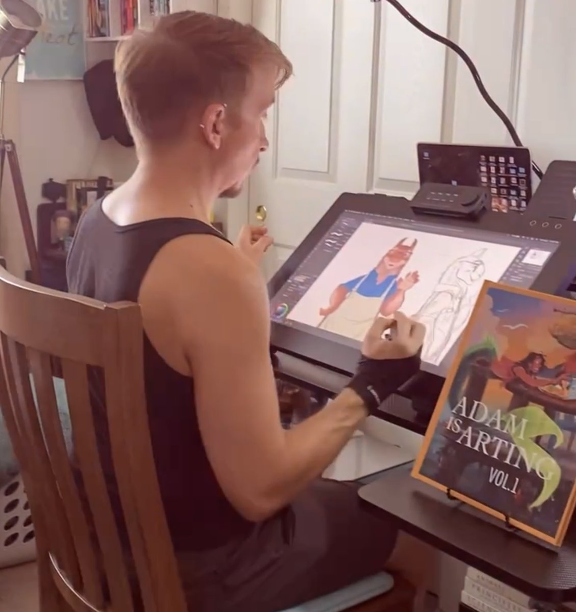 “The #pendisplay24 has opened up an exciting new world of possibilities for my art, thanks to its incredible versatility and functionality. I have already learned so much more about digital art in a short time using the pen display. Thank you #Xencelabs!'–Adam Bunch, #MerMay2023