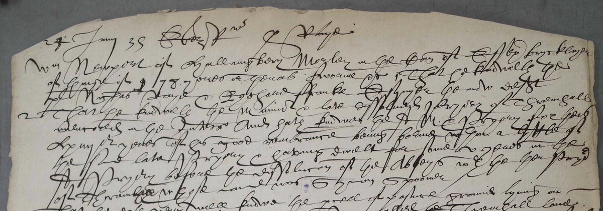 In 1593, William Newport of Hallingbury Morley, Essex, bricklayer, aged 78, being asked about Thremhall Priory, which he remembers bc he lived there "before the dissolucion of the Abbeys with the then Pryor of Thremhall whose name was Symon Spooner"