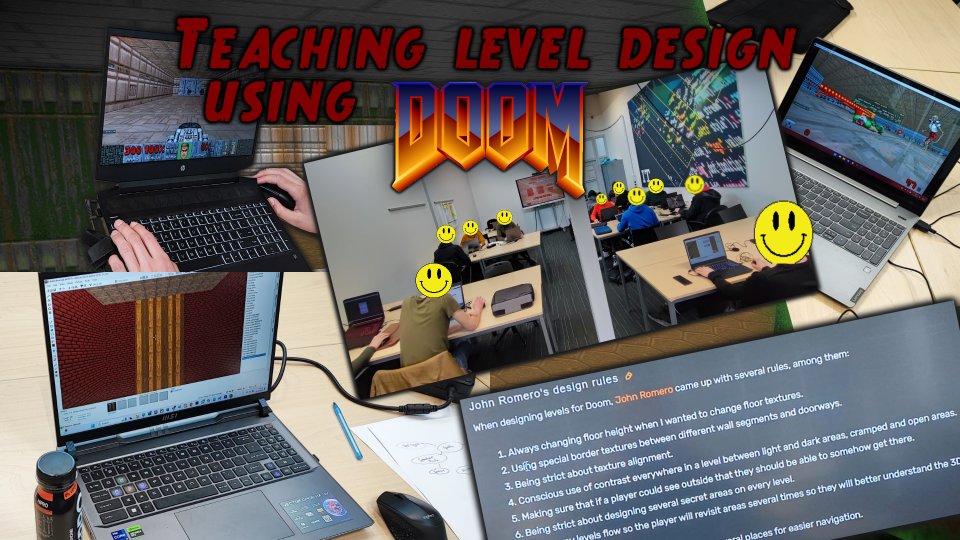 ubergewei's tweet photo. The past few days have been super exciting for me.
I was able to provide a level design workshop at a school in the Netherlands to Software Development students whose curriculum includes Game Development. The ultimate opportunity to teach them something about gaming history too! https://t.co/wvGmOYDY8C