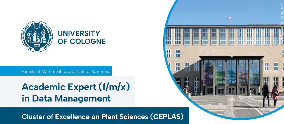 Uni Cologne NY (@unicologneny) on Twitter photo Deadline extended!🔜<a href="/UniCologne/">Universität zu Köln</a> & partners' <a href="/ceplas_1/">CEPLAS</a> cluster of excellence is looking for an #academic #expert in #data #management!🖥️ If you have a #PhD in #informatics, #bioinformatics, or #biology & experience with FAIR data management, apply by 03/15: stellenwerk.de/koeln/jobboers… Deadline extended!🔜<a href="/UniCologne/">Universität zu Köln</a> & partners' <a href="/ceplas_1/">CEPLAS</a> cluster of excellence is looking for an #academic #expert in #data #management!🖥️ If you have a #PhD in #informatics, #bioinformatics, or #biology & experience with FAIR data management, apply by 03/15: stellenwerk.de/koeln/jobboers…
