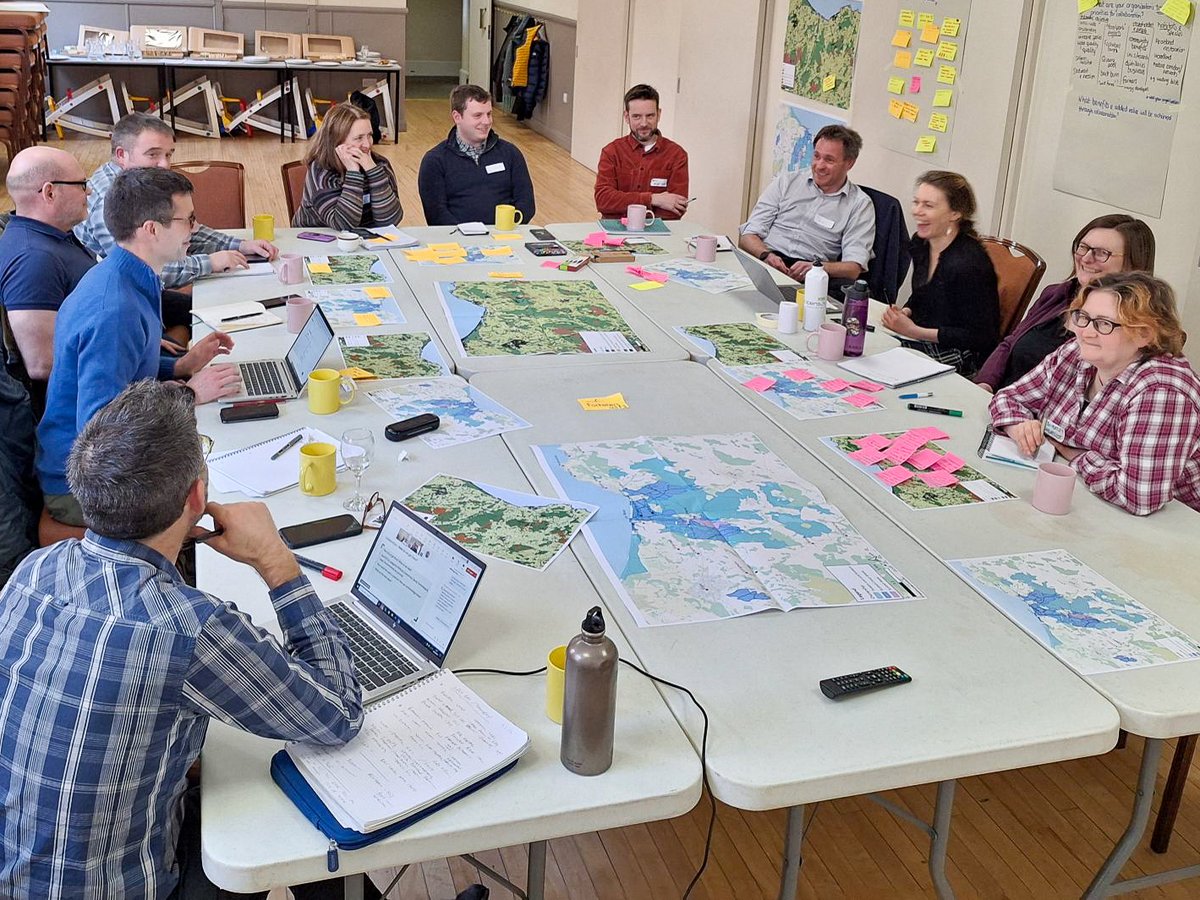 Yesterday, we joined forces with key public sector orgs to discuss public land management collaboration around the lower Speyside. Helping public sector orgs to better work together is critcial to meet biodiversity & climate challenges.😁 Thanks @NaturePositive_ for organising!