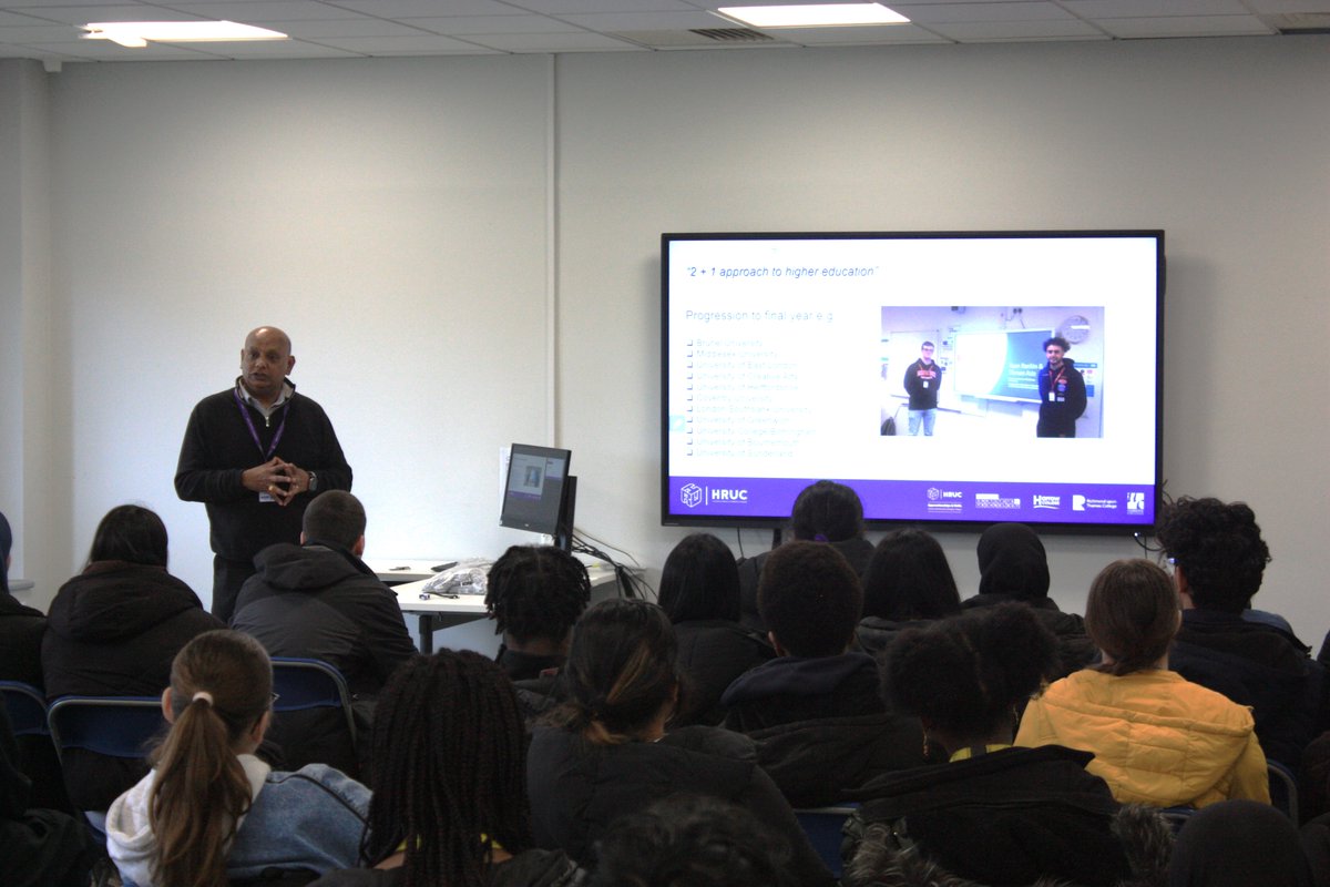 As part of #NCW2024, we are hosting #HE Roadshows for our Level 3 students to hear more about their next steps, preparing them for their exciting future careers! #HRUC #BeExtraordinary #Careers #Employability #Enterprise #changinglives #FE