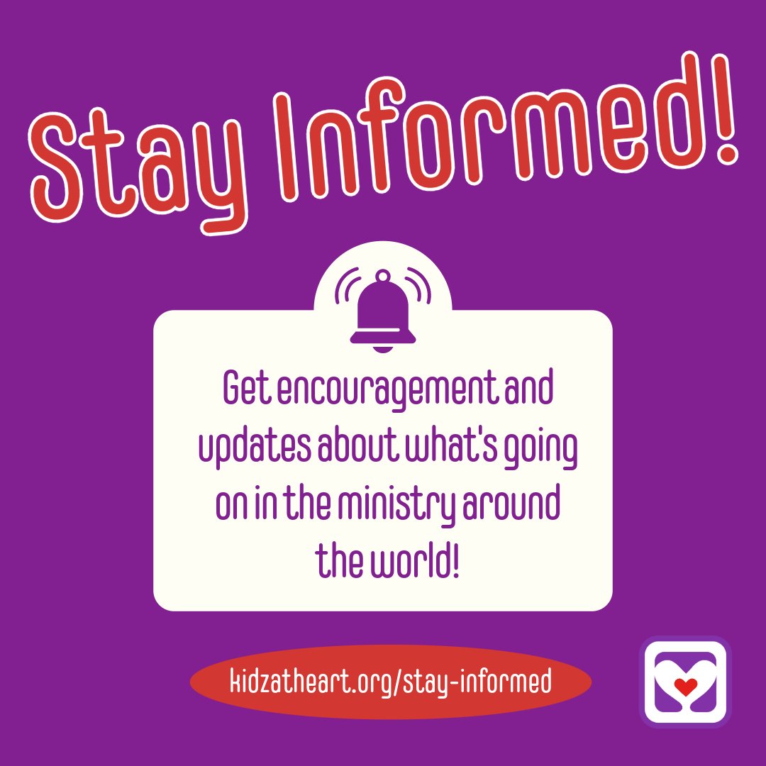KidZatHeartIntl's tweet photo. God is doing amazing work all over the world! Sign up at https://t.co/sB4Rz1nST8 to get regular updates, encouragement, and stories about how God is impacting children with his love! https://t.co/BB9abZ0bvN