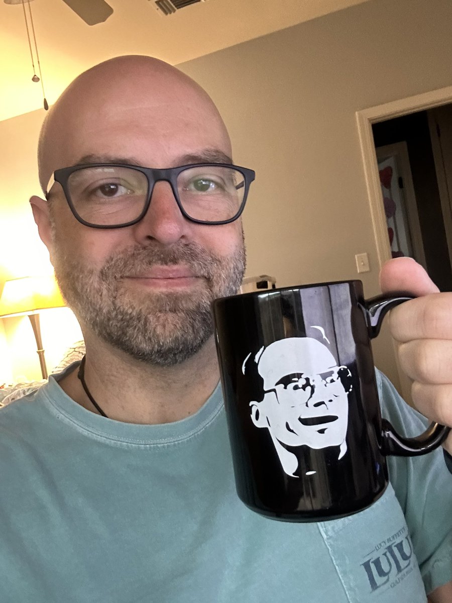 The_Rod's tweet image. @GreaBrianLast here’s the @TheJimCornette #CultOfCornette mug!  I rarely use it since they’re decommissioned 🤣