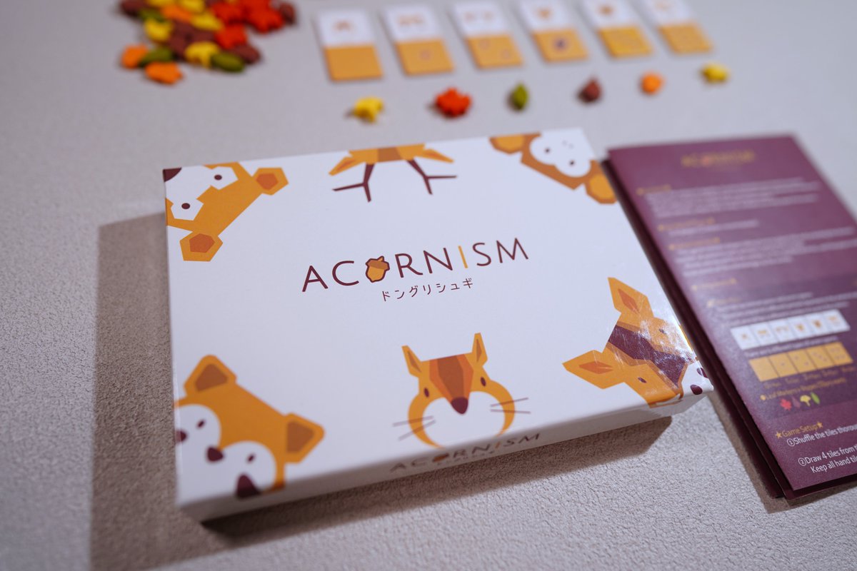 PhantomLabGames's tweet image. Acornism is launching in about 2 weeks. 
Acornism is a cute acorn tile board game that I designed and illustrated.  
Please support the new international edition here.
#Acornism 
#kickstarter 
#PhantomLab 
#boardgamesJP

kickstarter.com/projects/phant…