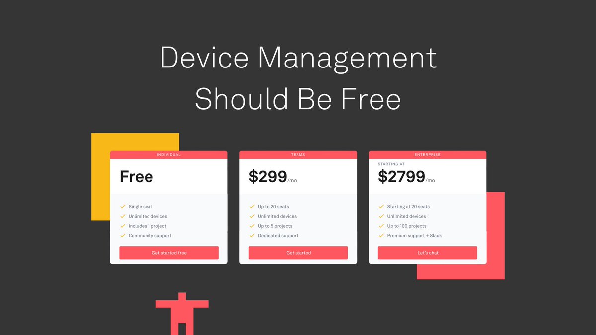 Golioth's pricing is transitioning from per-device per-month fees to a usage-based model!

The ability to ship secure and reliable IoT products shouldn't be a luxury reserved only for those who can afford it.

Read More: glth.io/48G4qlV

#IoT #cloud #OTA #tech #data