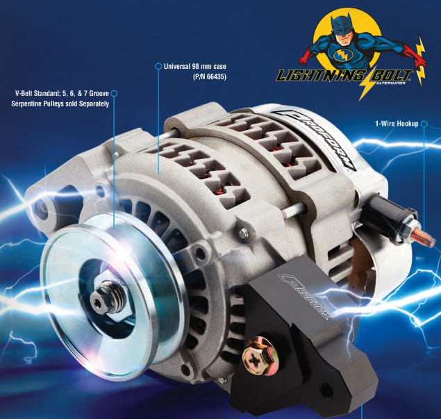 The ultimate mini alternator...PROFORM Lightning-Bolt! Discover it here: proformparts.com/lightning-bolt